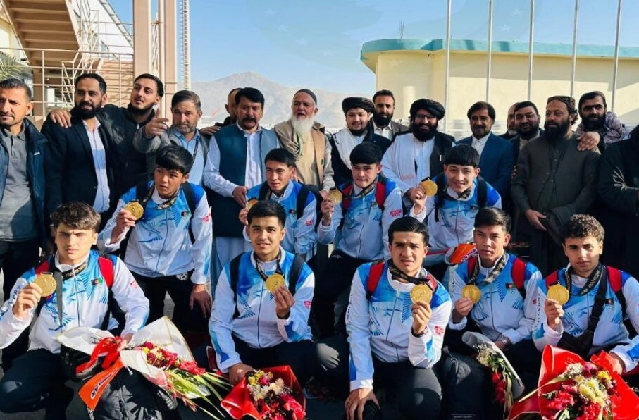 استقبال پرشور از قهرمانان آسیایی در کابل