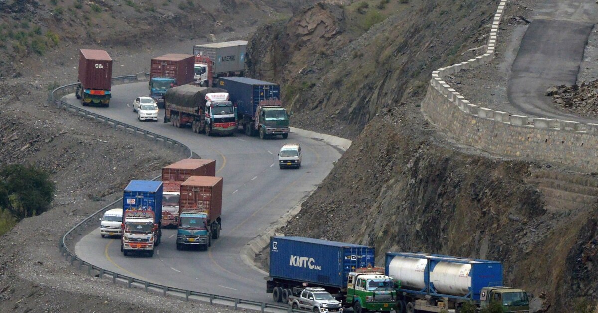 Pakistan-Afghanistan transit route