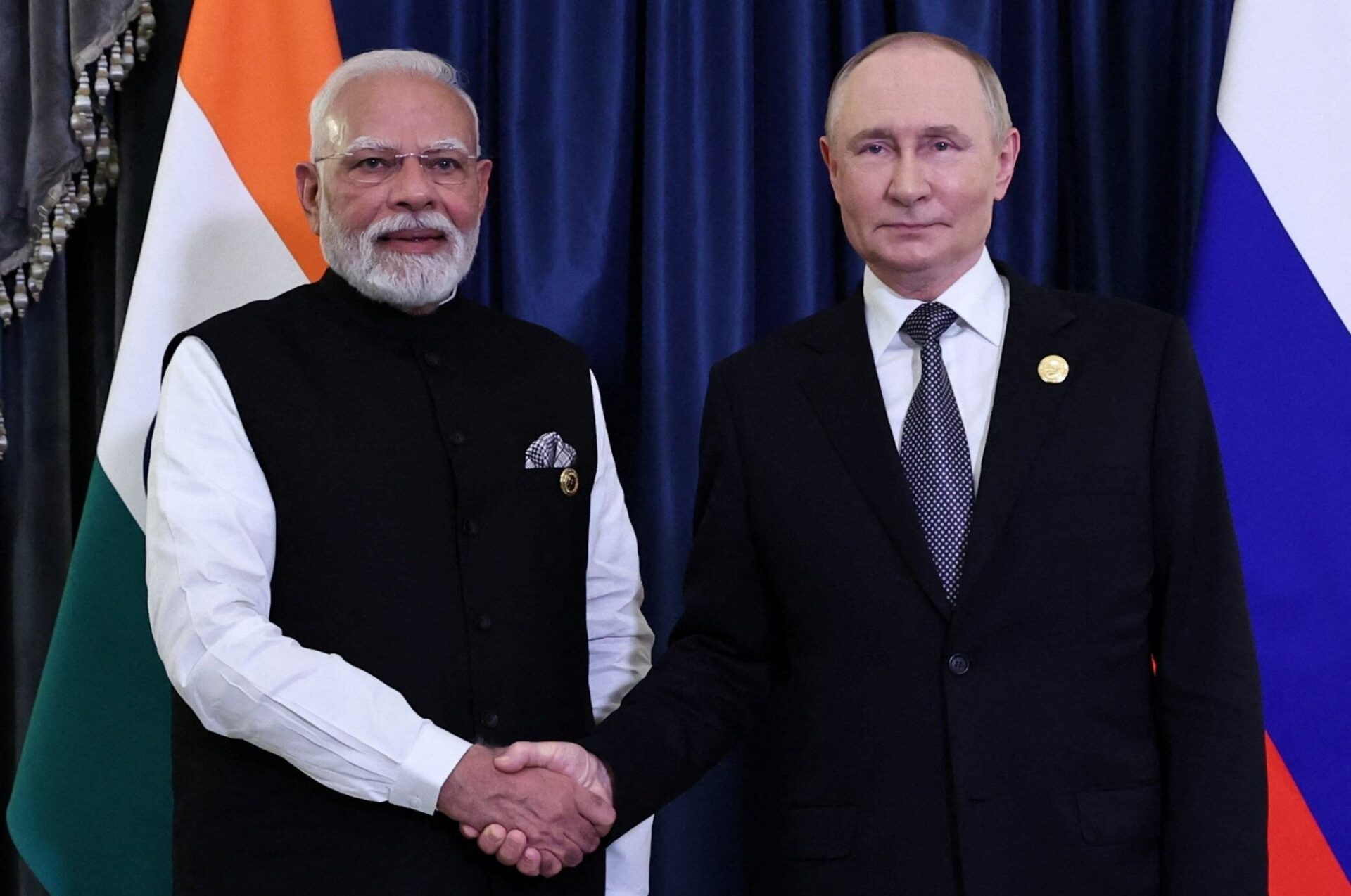 Presidents of Russia and India