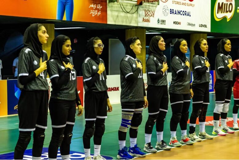 تیم والیبال زنان افغانستان اولین پیروزی خود را در زون مرکز آسیا مالدیو به دست آورد