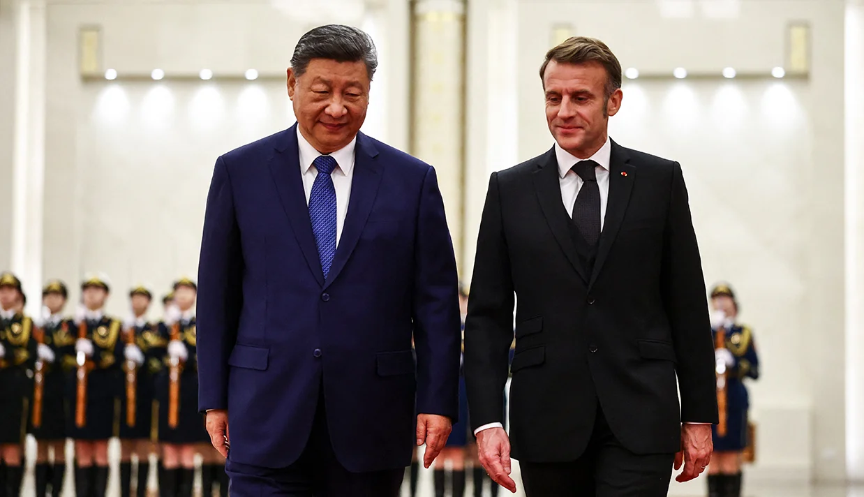 Presidents of France and China
