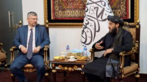 Russian and Taliban ambassadors in Islamabad