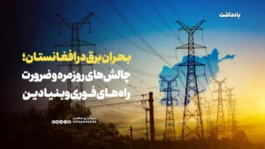 بحران برق در افغانستان؛ چالش‌های روزمره و ضرورت راه‌های فوری و بنیادین