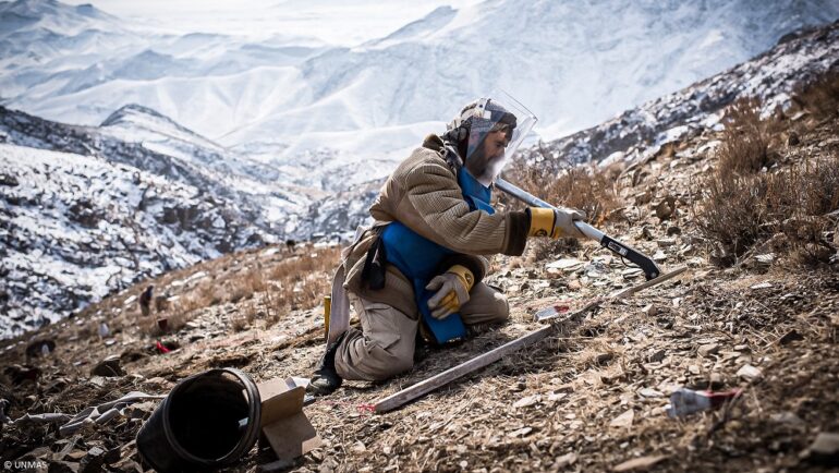 افغانستان در میان سه کشور با بیشترین قربانیان ماین در جهان