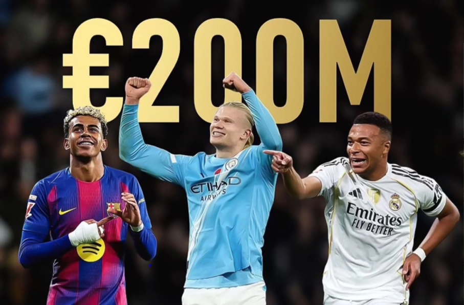 امباپه، هالند و یامال؛ گرانترین بازیکنان جهان در ۲۰۲۵