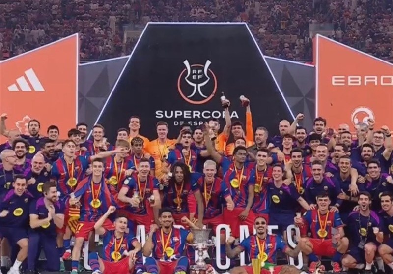 بارسلونا قهرمان سوپرکاپ اسپانیا شد