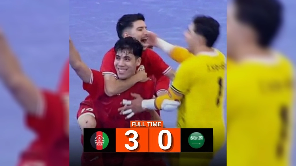 پیروزی قاطع تیم فوتسال افغانستان برابر عربستان در جام ملت‌های آسیا