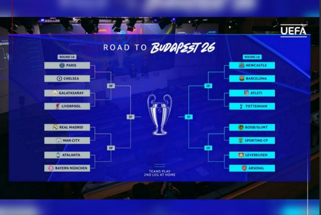 تقابلهای جذاب در مرحله یکهشتم نهایی لیگ قهرمانان اروپا ۲۰۲۶