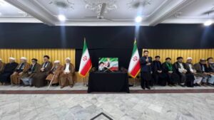 برگزاری مراسم فاتحه خوانی رهبر شهید انقلاب در مزار شریف