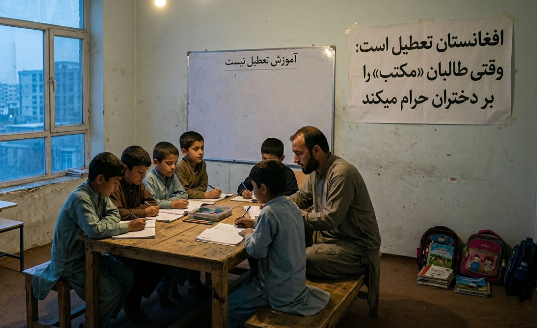 آموزش تعطیل نیست، افغانستان تعطیل است