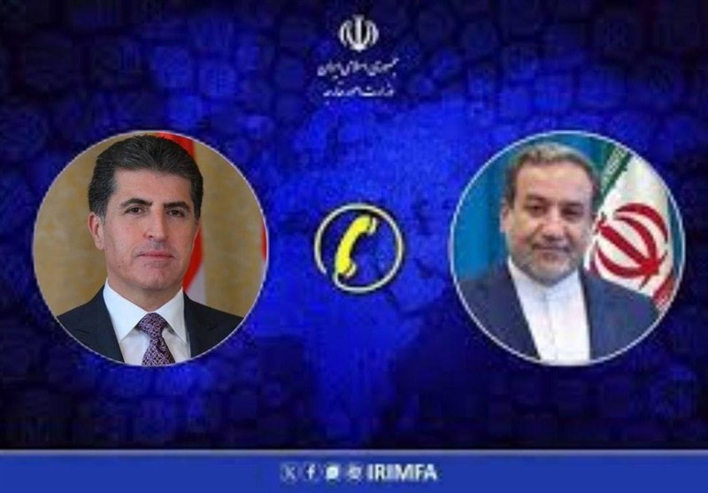 تماس تلفنی رئیس اقلیم کردستان عراق با وزیر خارجه ایران