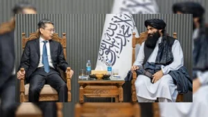 دیدار و گفتگوی سراج الدین حقانی با سفیر چین در کابل