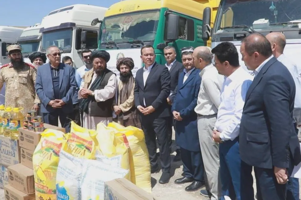 اوزبیکستان ۲۰۰ تُن کمک بشردوستانه به افغانستان ارسال کرد