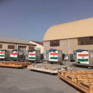 هند از ارسال پنج تُن دارو به افغانستان خبر داد
