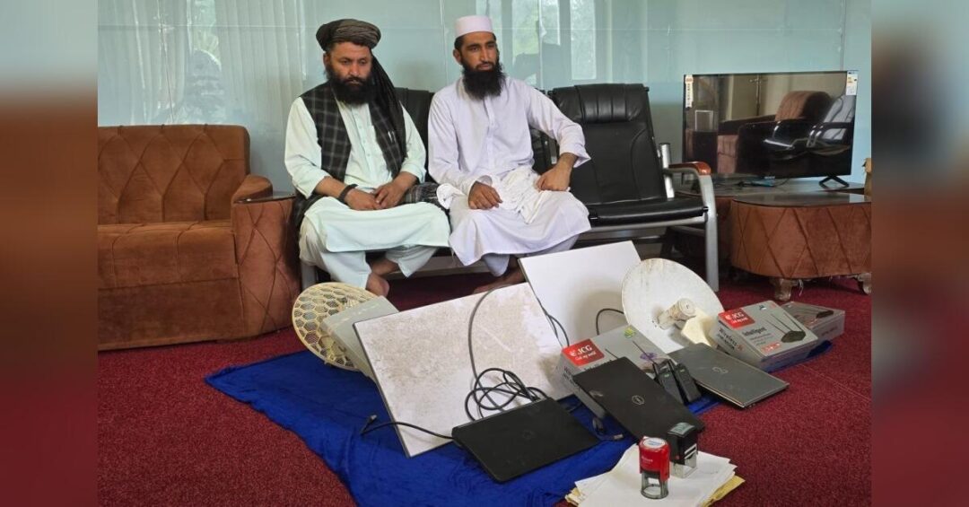 طالبان در خوست دو دستگاه اینترنت «استارلینک» را ضبط کردند