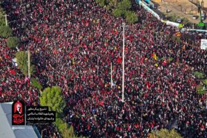 پرشورترین وداع قرن در قم؛ پایان مراسم تشییع تاریخی قائد شهید امت در قم
