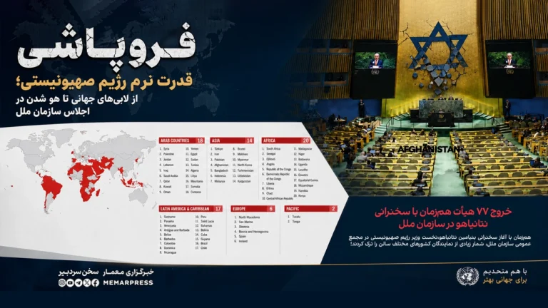 فروپاشی قدرت نرم رژیم صهیونیستی؛ از لابی‌های جهانی تا هو شدن در اجلاس سازمان ملل