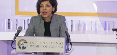 رینا امیری: صلح و ثبات افغانستان بدون مشارکت زنان ممکن نیست