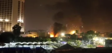 ۲ ساختمان خارجی در بغداد هدف انفجار قرار گرفتند