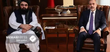 دیدار و گفتگوی سرپرست وزارت خارجه طالبان با وزیر خارجه ترکیه