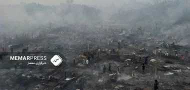 آتش‌سوزی مهیب در اردوگاه پناهجویان روهینگیا؛ دستکم 12 هزار نفر آواره شدند