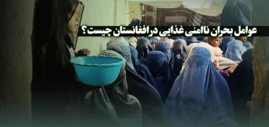 عوامل بحران ناامنی غذایی در افغانستان چیست؟