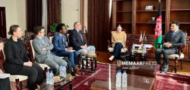 دیدار هیات امریکایی با سفیر افغانستان در تاجیکستان