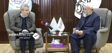 دیدار و گفتگوی سرپرست وزارت تجارت طالبان با هیات ایرانی