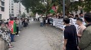 پناه‌جویان افغانستان مقابل وزارت خارجه آلمان تظاهرات کردند