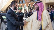 دیدار احمد الشرع رییس دولت انتقالی سوریه با محمد بن سلمان