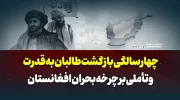 چهارسالگی بازگشت طالبان به قدرت و تأملی بر چرخه بحران افغانستان
