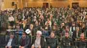 برگزاری مراسم یادبود شهدای حادثه تروریستی کرمان ایران در یزد