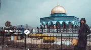تندیس مسجد الاقصی در کابل غبارروبی شد