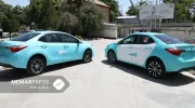ریاست ترافیک طالبان از رنگ جدید تاکسی‌ها رونمایی کرد