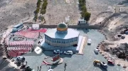 بزرگترین نماد مسجدالاقصی در شاهراه کابل - جلال‌آباد افتتاح شد