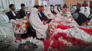 مراسم عروسی دسته‌جمعی ۱۲۵ زوج در بلخ برگزار شد