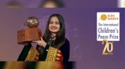 نیلا ابراهیمی، دختر افغان، برنده‌ی جایزه‌ی صلح جهانی کودکان شد